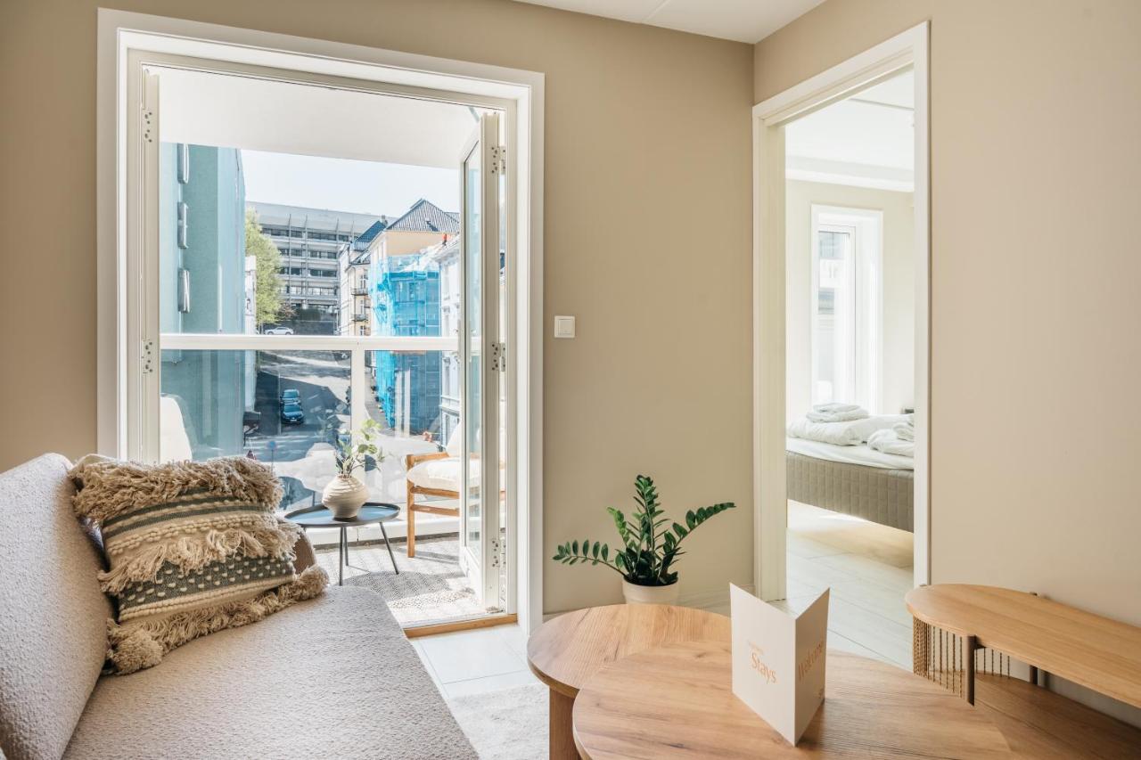 Stay Urban - Scandinavian Comfort With Private Balcony Берген Екстериор снимка