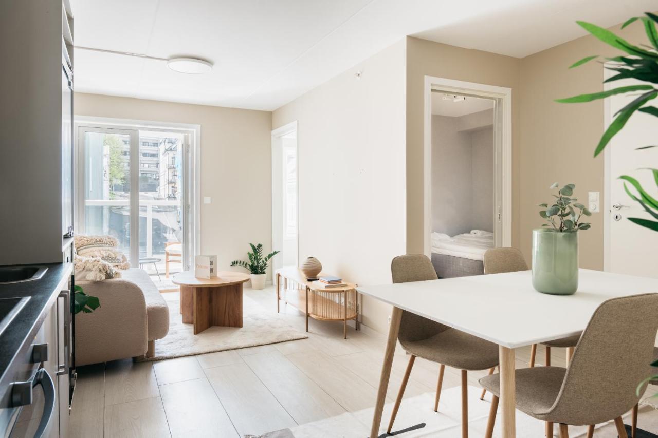 Stay Urban - Scandinavian Comfort With Private Balcony Берген Екстериор снимка